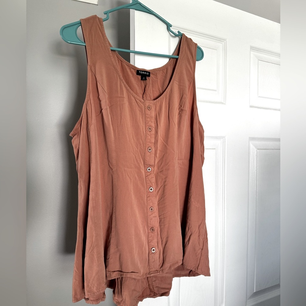 Button Tank Top